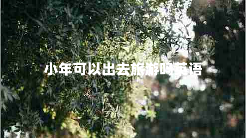 小年可以出去旅游嗎英語(yǔ)