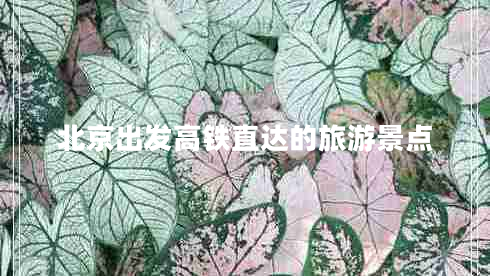 北京出發(fā)高鐵直達(dá)的旅游景點(diǎn)