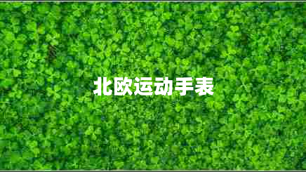 北歐運動手表