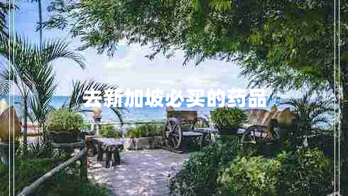 去新加坡必買的藥品