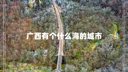 廣西有個(gè)什么海的城市