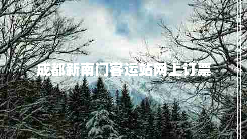 成都新南門(mén)客運(yùn)站網(wǎng)上訂票