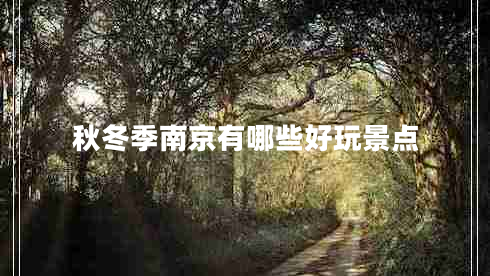 秋冬季南京有哪些好玩景點