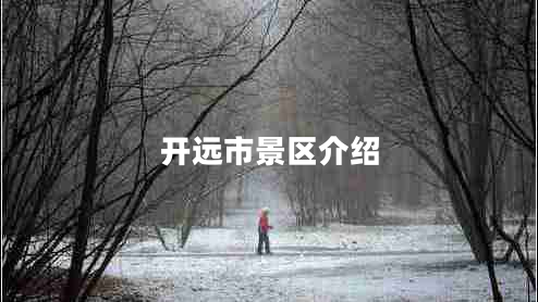 開(kāi)遠市景區介紹
