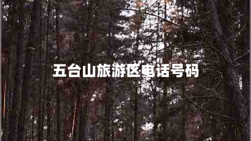 五臺山旅游區電話(huà)號碼