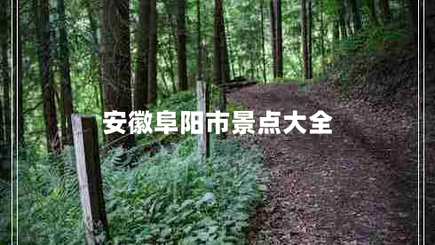 安徽阜陽(yáng)市景點(diǎn)大全