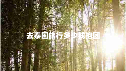 去泰國(guó)旅行多少錢抱團(tuán)