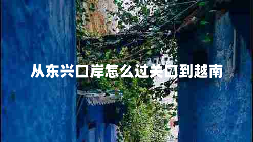 從東興口岸怎么過關(guān)口到越南