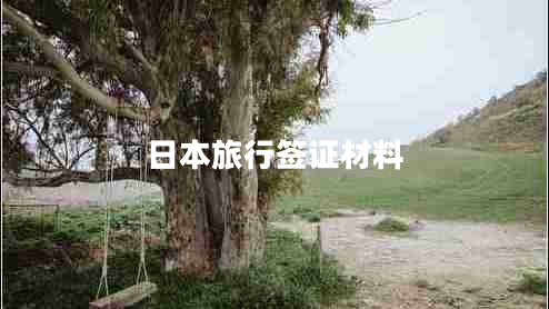 日本旅行簽證材料
