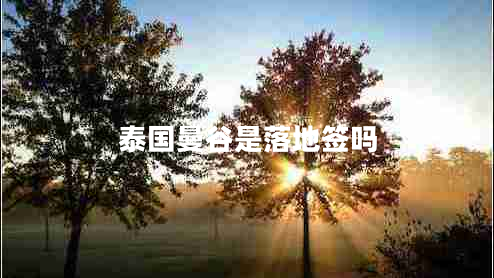 泰國(guó)曼谷是落地簽嗎