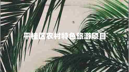 平桂區(qū)農(nóng)村特色旅游項目