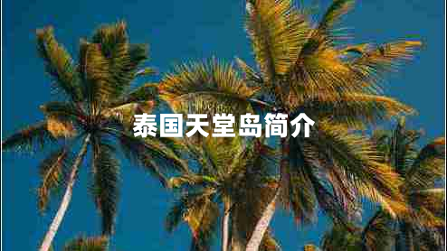 泰國(guó)天堂島簡(jiǎn)介