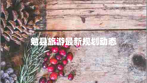 勉縣旅游最新規(guī)劃動態(tài)