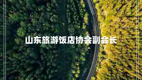 山東旅游飯店協(xié)會(huì )副會(huì )長(cháng)