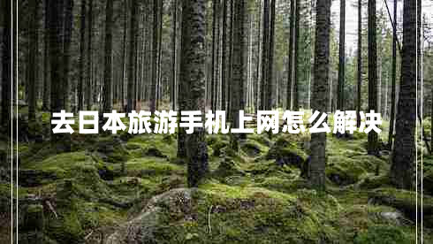 去日本旅游手機(jī)上網(wǎng)怎么解決