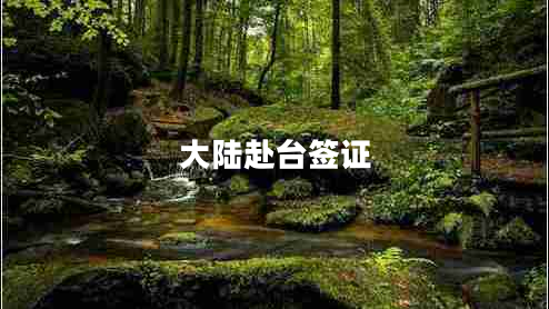 大陸赴臺簽證