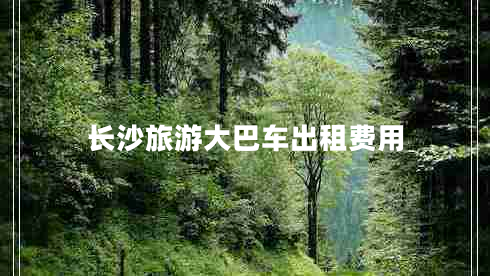 長沙旅游大巴車出租費用