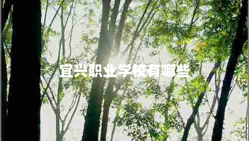 宜興職業(yè)學校有哪些