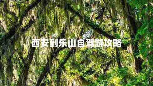 西安到樂(lè )山自駕游攻略