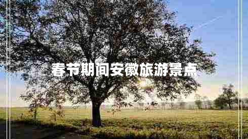 春節(jié)期間安徽旅游景點(diǎn)