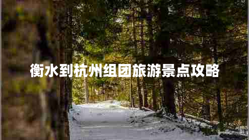 衡水到杭州組團旅游景點(diǎn)攻略