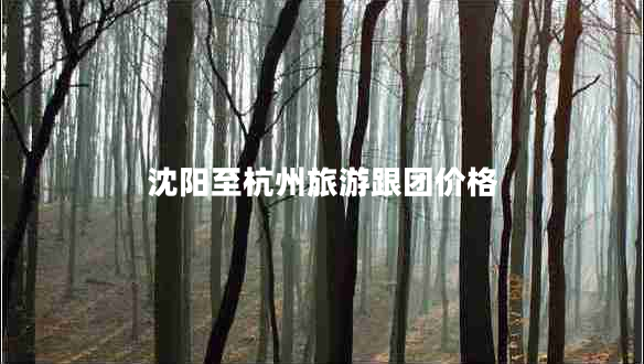 沈陽至杭州旅游跟團(tuán)價格