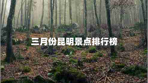 三月份昆明景點排行榜
