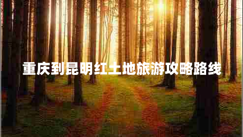 重慶到昆明紅土地旅游攻略路線(xiàn)