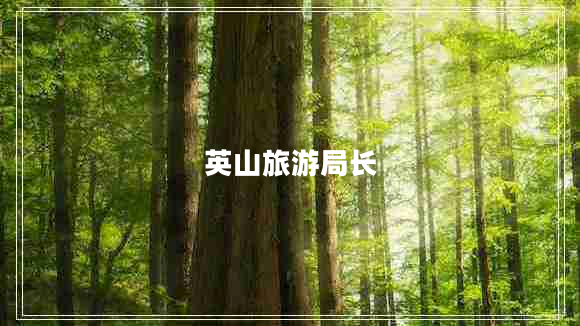 英山旅游局長