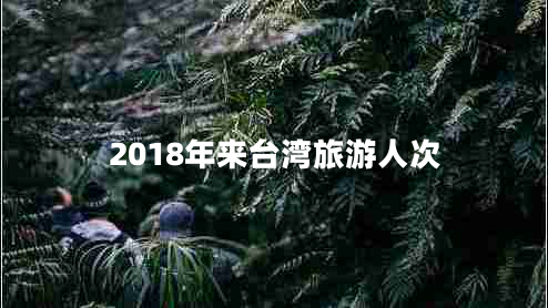 2018年來臺(tái)灣旅游人次