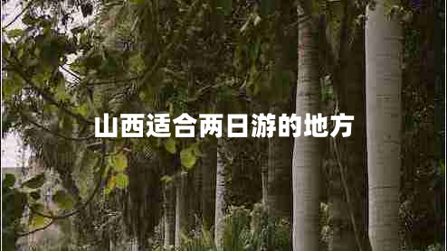 山西適合兩日游的地方