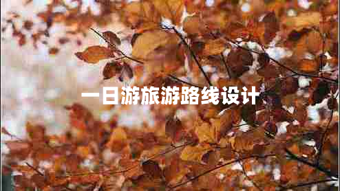 一日游旅游路線設(shè)計(jì)