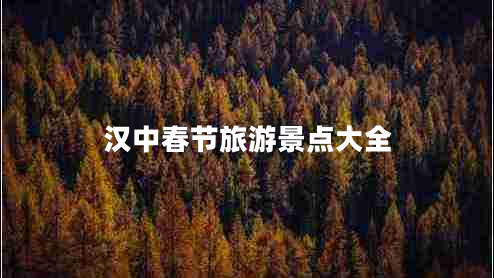 漢中春節旅游景點(diǎn)大全