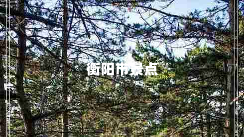 衡陽市景點