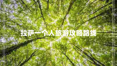 拉薩一個(gè)人旅游攻略路線(xiàn)