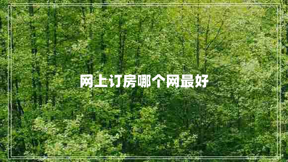 網(wǎng)上訂房哪個網(wǎng)最好