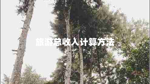 旅游總收入計算方法