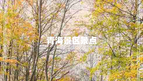 青海景區(qū)景點