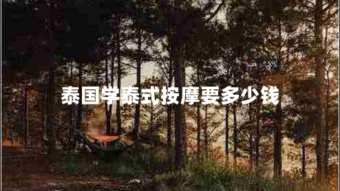 泰國學(xué)泰式按摩要多少錢(qián)