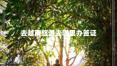 去越南旅游去哪里辦簽證