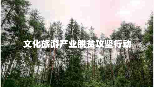 文化旅游產(chǎn)業(yè)脫貧攻堅(jiān)行動(dòng)