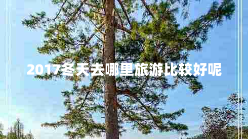 2017冬天去哪里旅游比較好呢