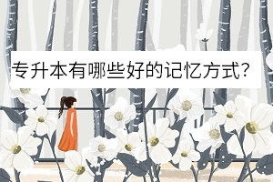 好的科學(xué)的記憶方法有哪些特點