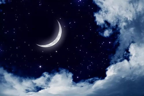 形容藍色夜空的古詩句