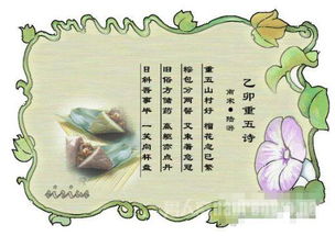 端午節,詩(shī)句,寫(xiě)出