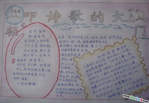 有關(guān)于詩句的手抄報的內(nèi)容