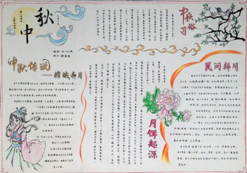 關(guān)于中秋節的詩(shī)句佳句手抄報
