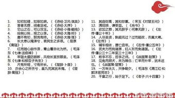 中考常考語文古詩句和課文