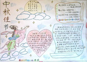 中秋詩句古詩手抄報