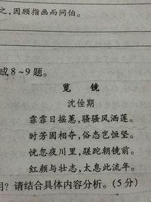 鏡子的古詩(shī)句